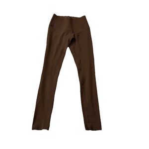 Fanka Body Sculpt‎ 7/8 Leggings XS Reversible Wear Chocolate Brown Booty Lift